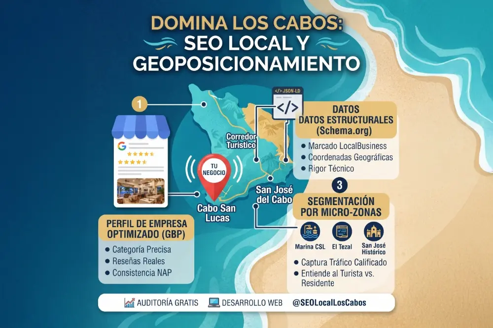 SEO Local Los Cabos: Domina el Mapa [Guía 2026]